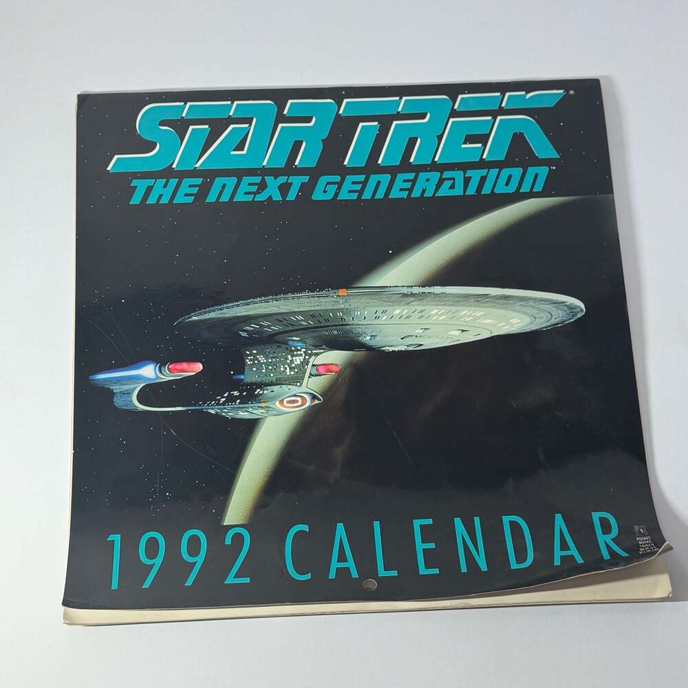 Vintage Star Trek: The Next Generation 1992 Wall Calendar